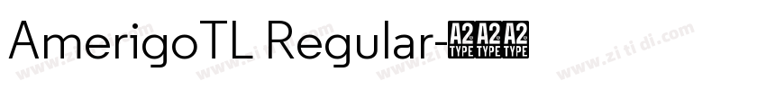 AmerigoTL Regular字体转换